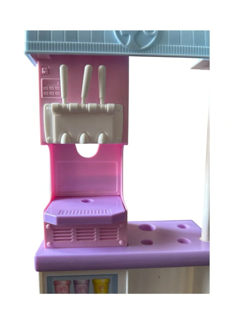 Barbie Ice Cream Stand Playset Replacement Snack Bar Counter Stand Mattel 2021